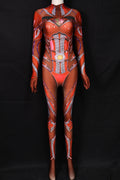 Commissioned Custom Red Ranger 2017 Movie Suit Women