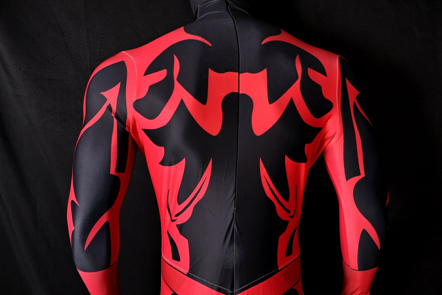 Custom Cosplay Bodysuit for DD 97 Men - Personalized Red & Black Outfit