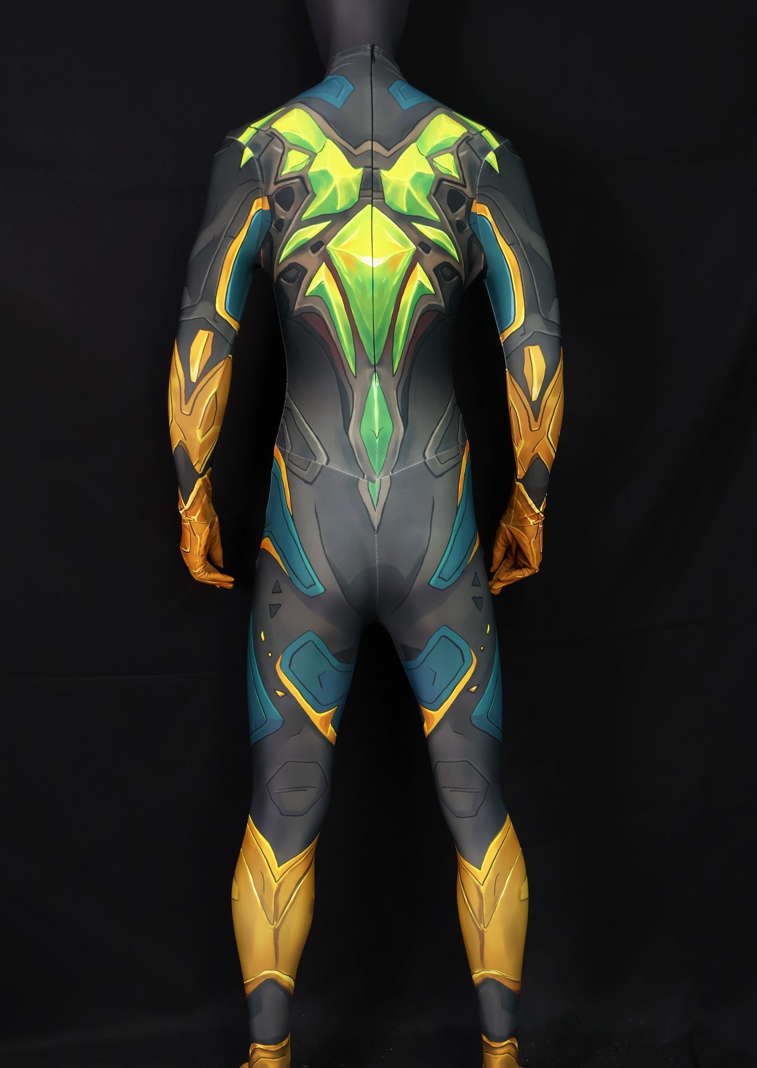 Custom Commission Women Jean Grey Green Yellow Bodysuit