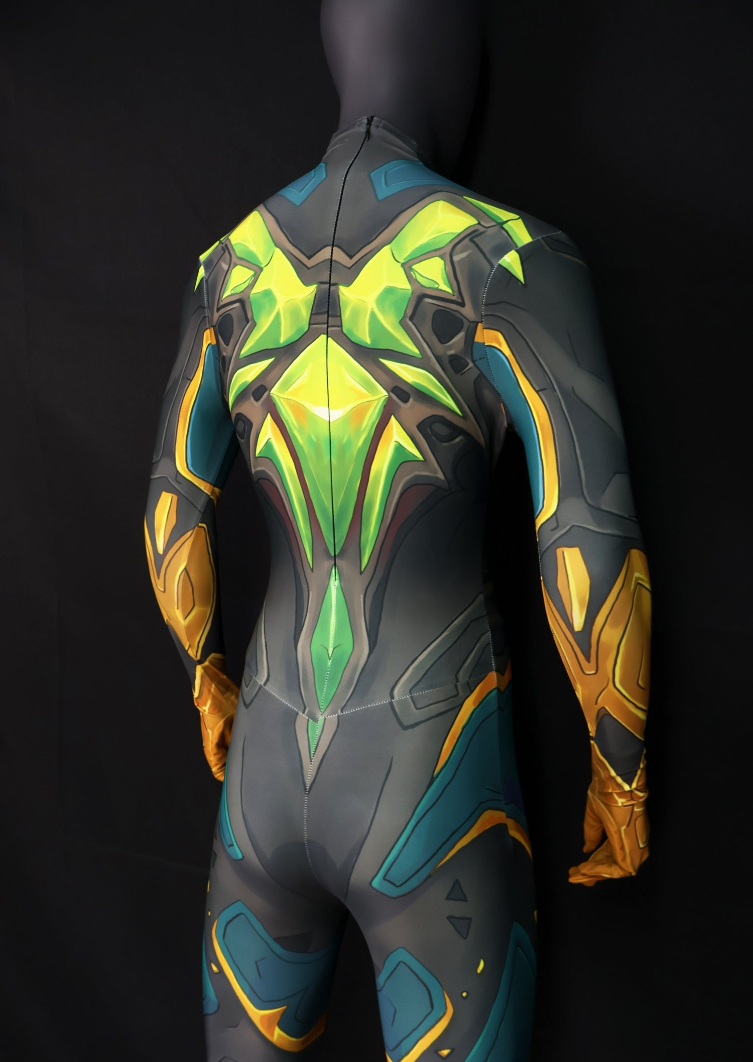 Custom Commission Women Jean Grey Green Yellow Bodysuit