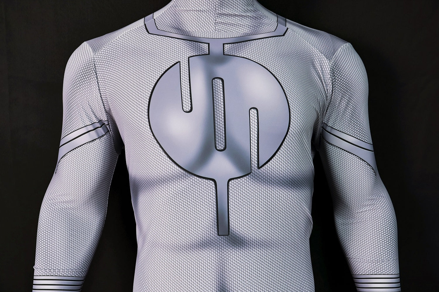 Custom Cosplay Commission Bodysuit for Viltrumite Men - White Gray Outfit