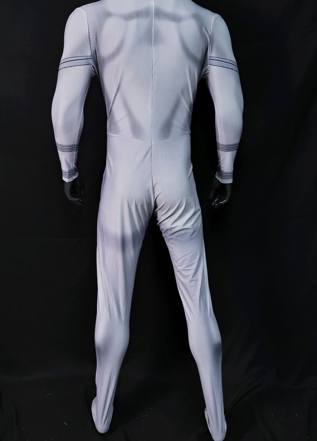 Custom Cosplay Commission Bodysuit for Viltrumite Men - White Gray Outfit