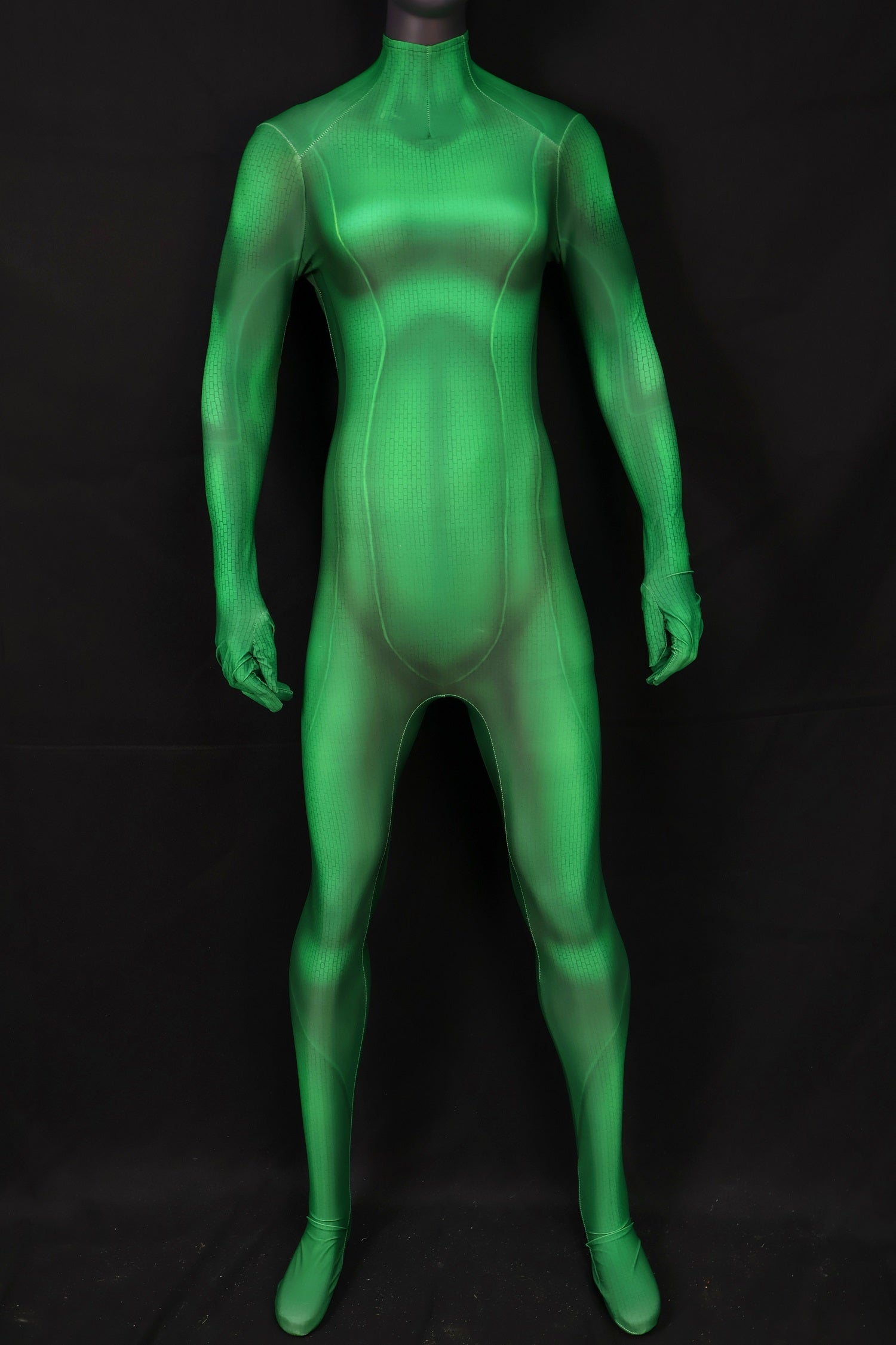 Green Warrior Cosplay Suit Women Green Undersuit