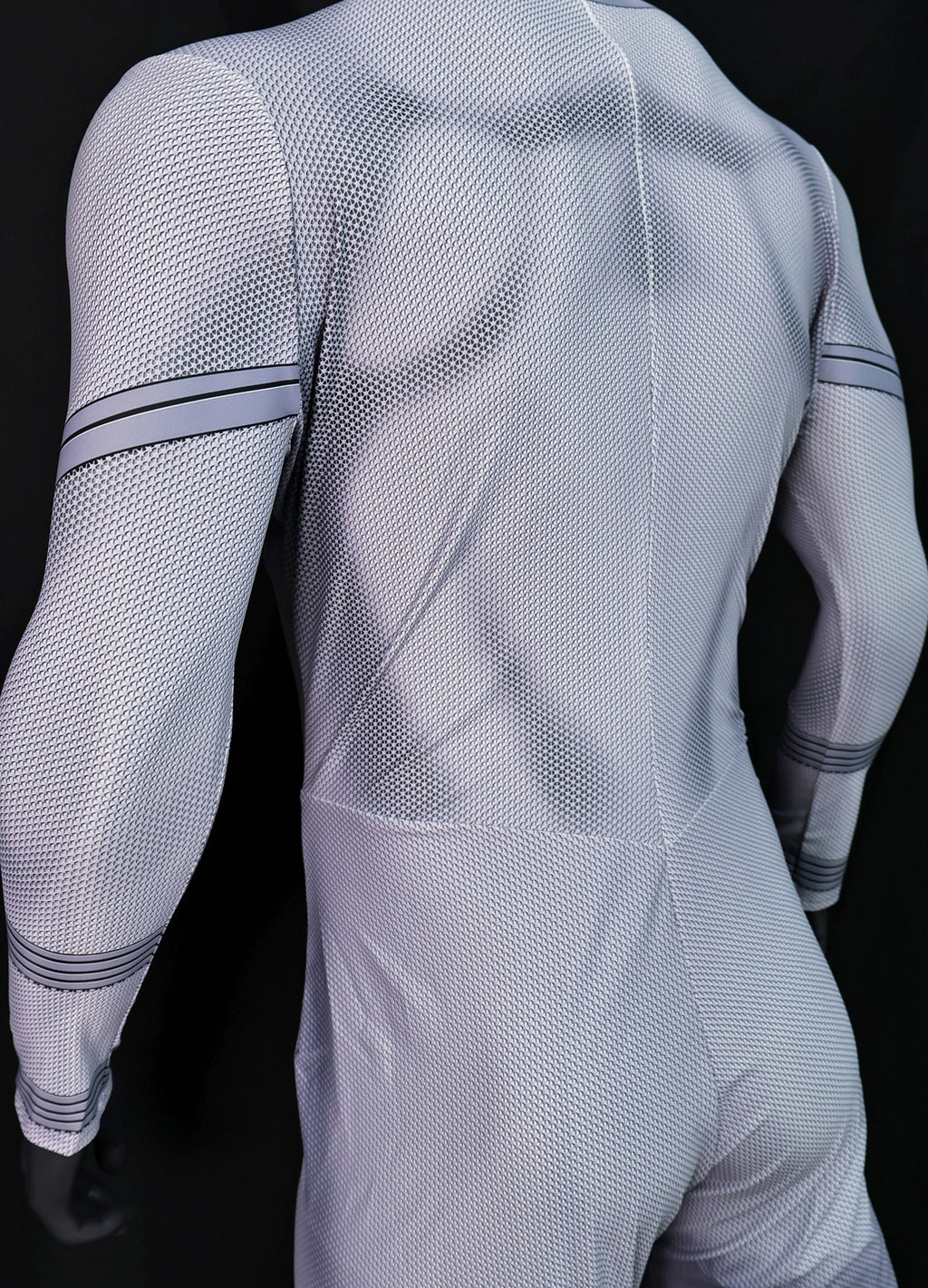 Custom Cosplay Commission Bodysuit for Viltrumite Men - White Gray Outfit