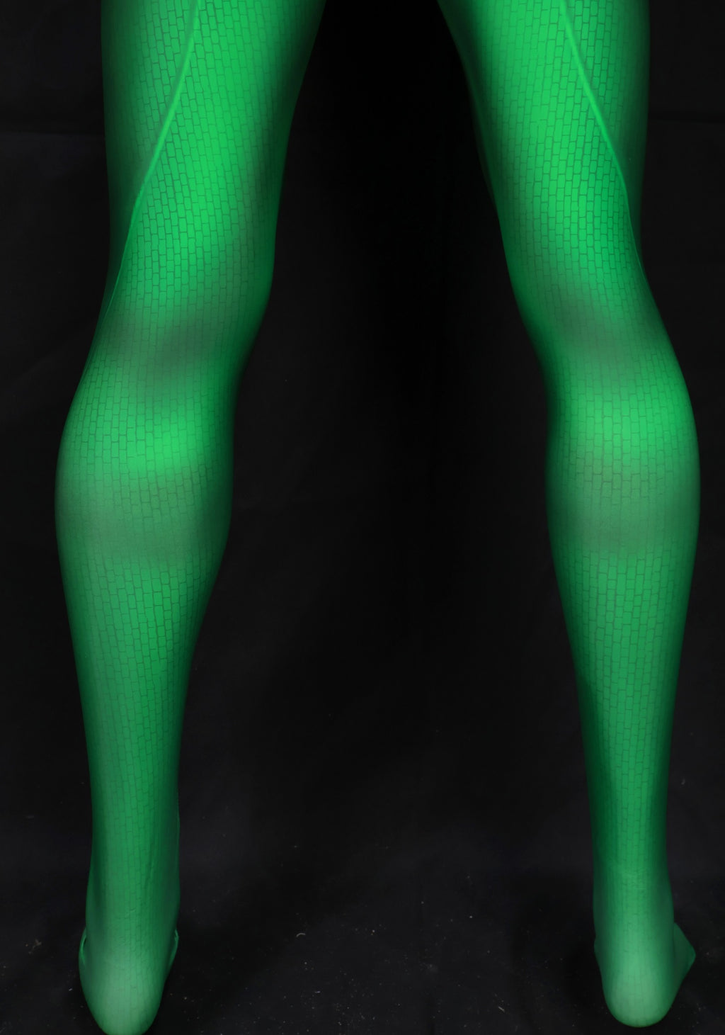 Green Warrior Cosplay Suit Women Green Undersuit
