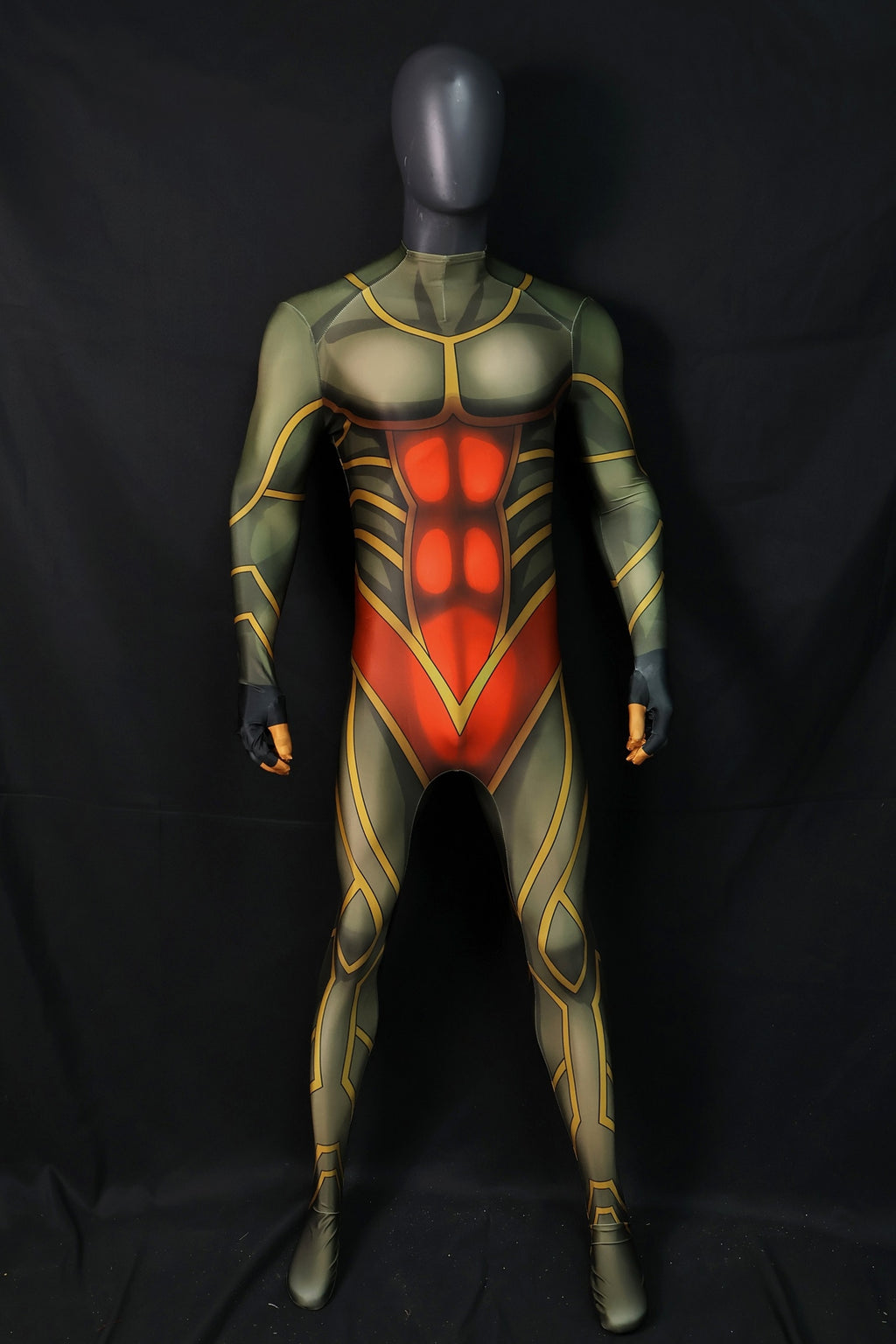 Custom Cosplay Bodysuit for Kingdom RPG 3 Men - Personalized Green Outfit