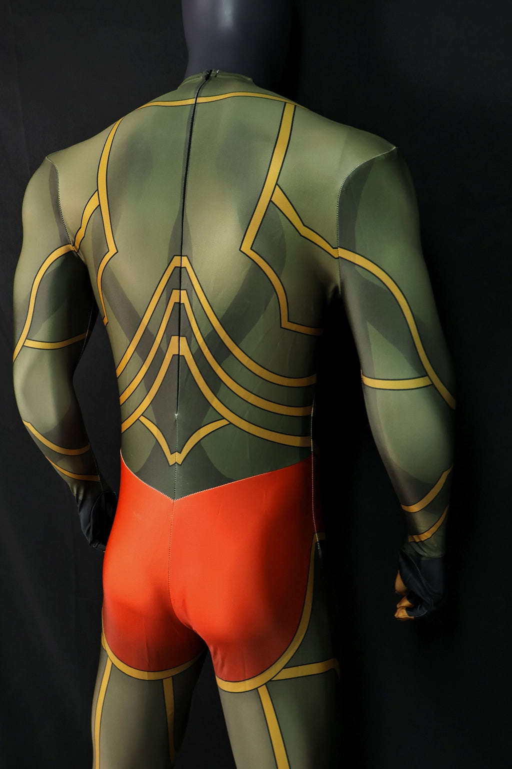 Custom Cosplay Bodysuit for Kingdom RPG 3 Men - Personalized Green Outfit