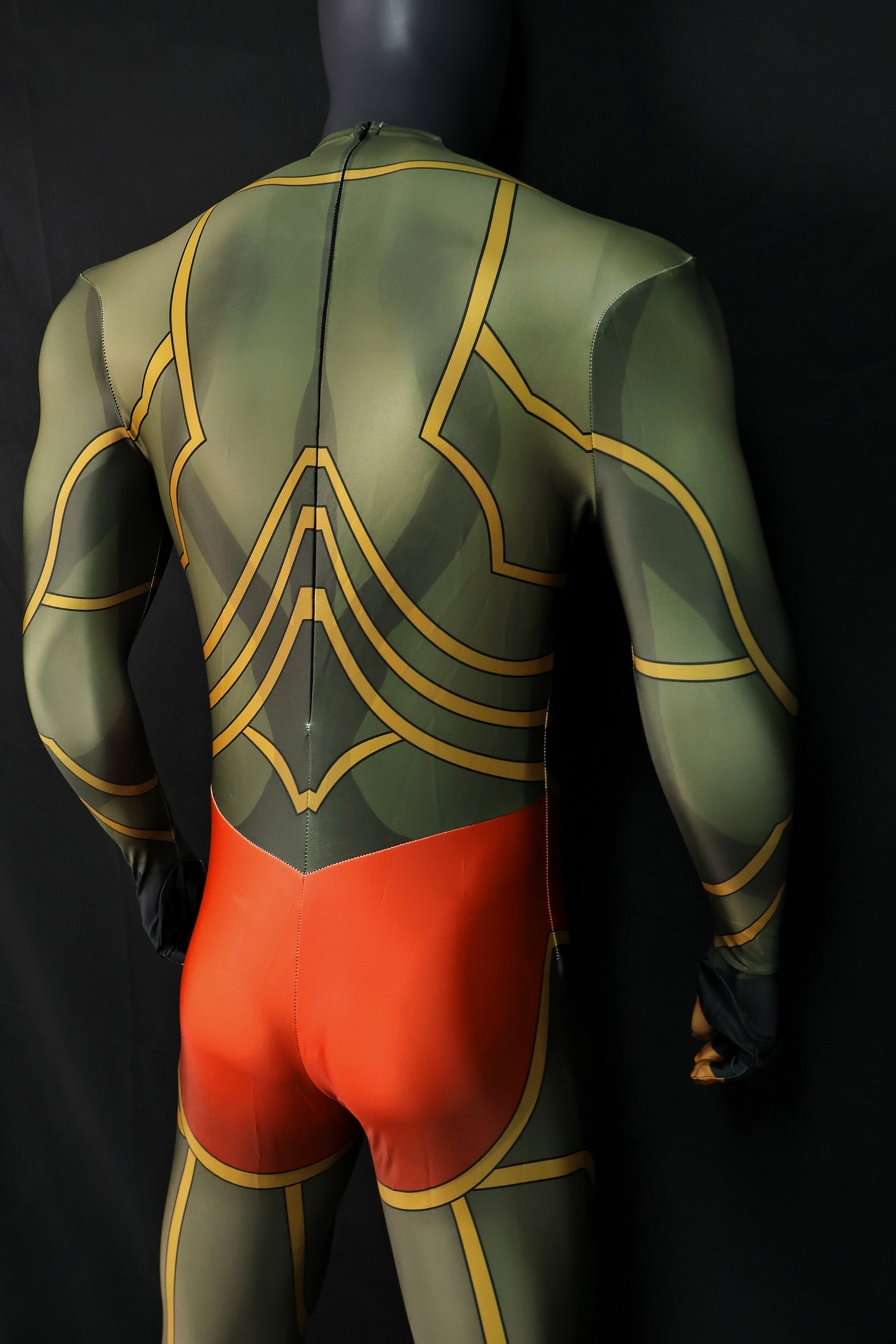 Custom Cosplay Bodysuit for Kingdom RPG 3 Men - Personalized Green Outfit