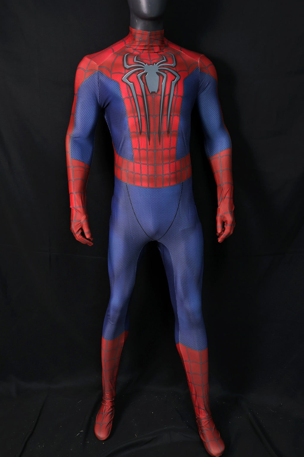 Custom Cosplay Commission Bodysuit for Amazing Arachnid Men - Red Blue Suit