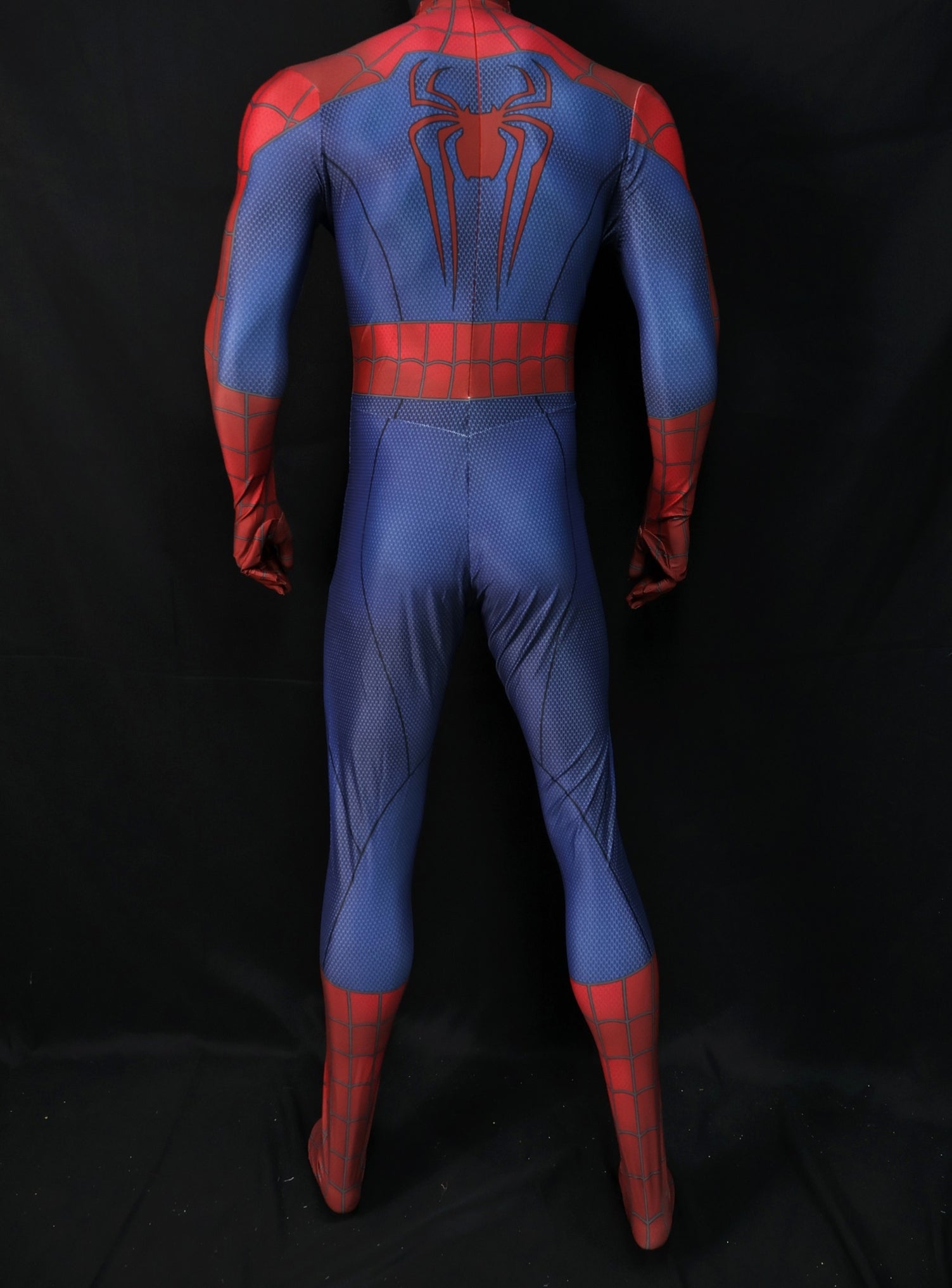 Custom Cosplay Commission Bodysuit for Amazing Arachnid Men - Red Blue Suit
