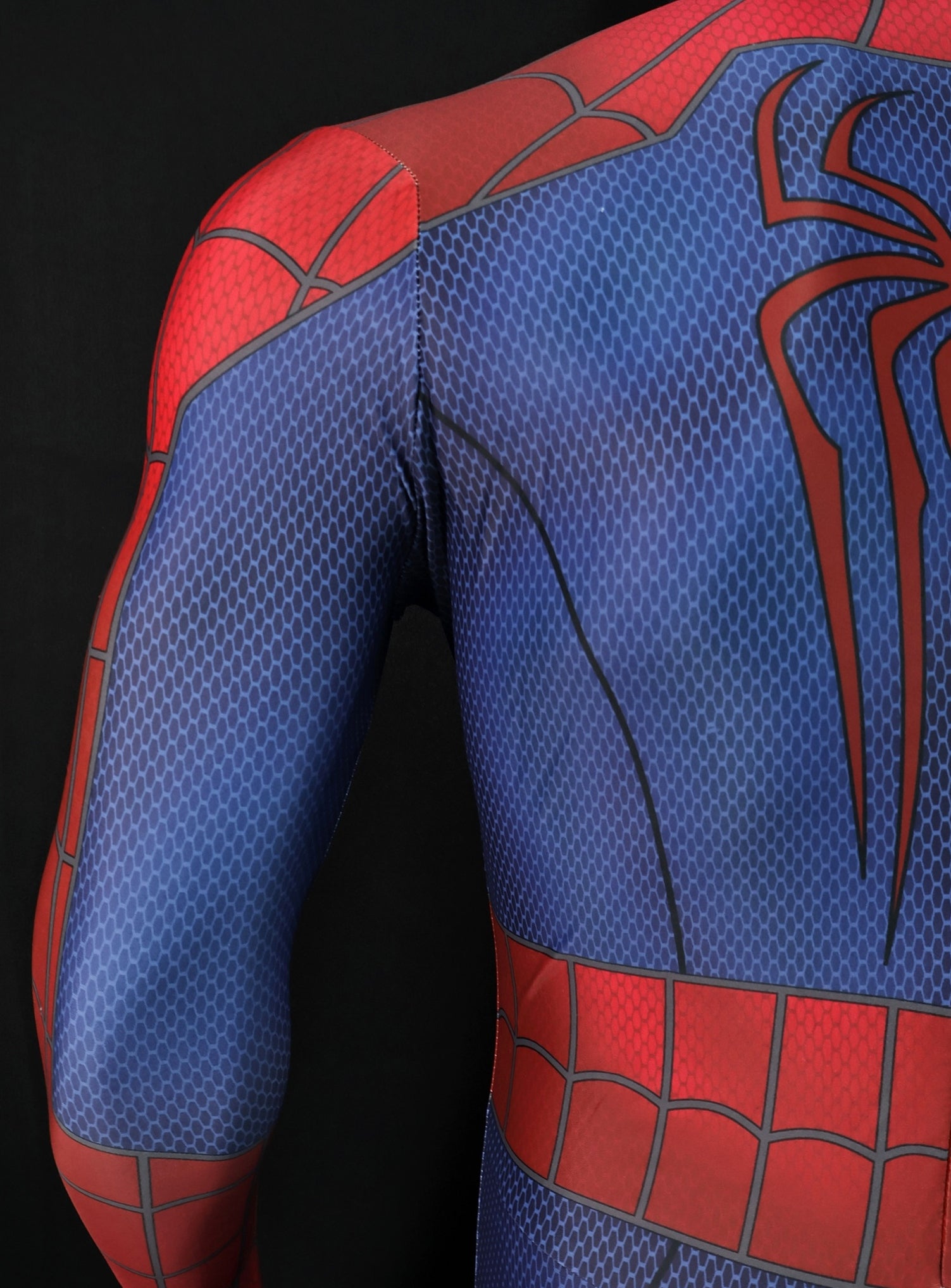 Custom Cosplay Commission Bodysuit for Amazing Arachnid Men - Red Blue Suit