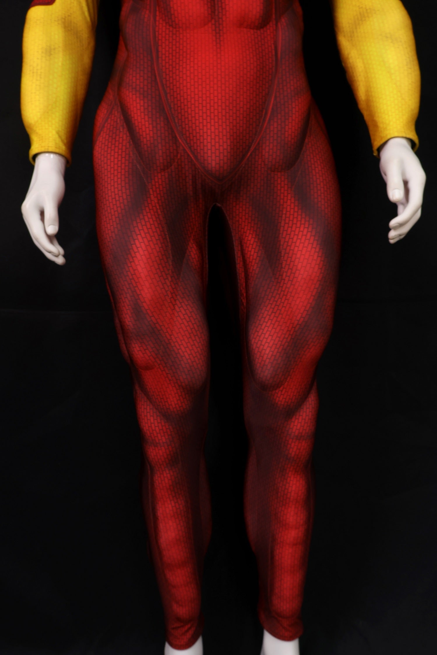 Custom Red Bat Muscle Suit - Personalized 3D Lycra Cosplay Base