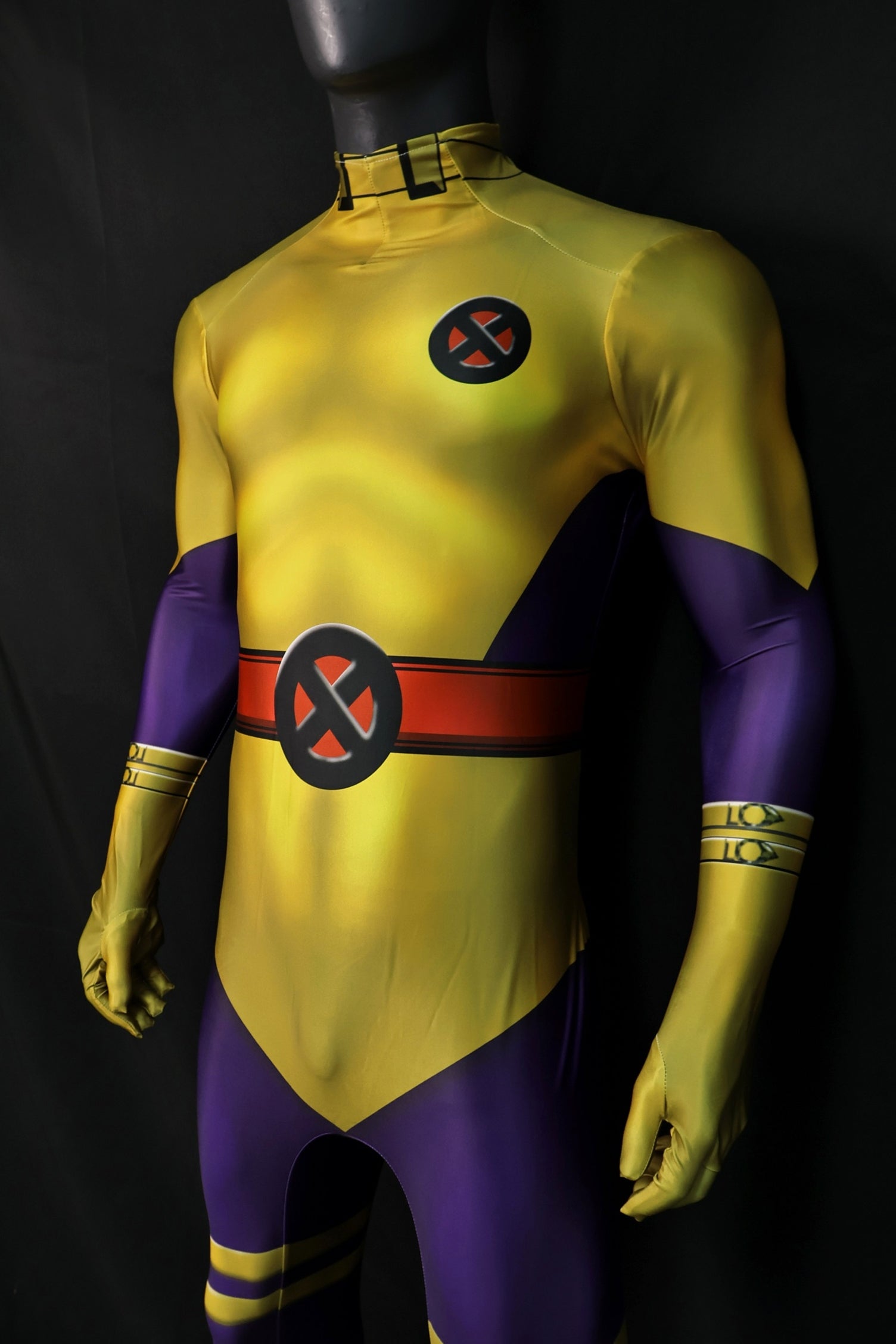 Custom Cosplay Bodysuit for Morph Mutant 97 Men - Personalized Yellow Suit