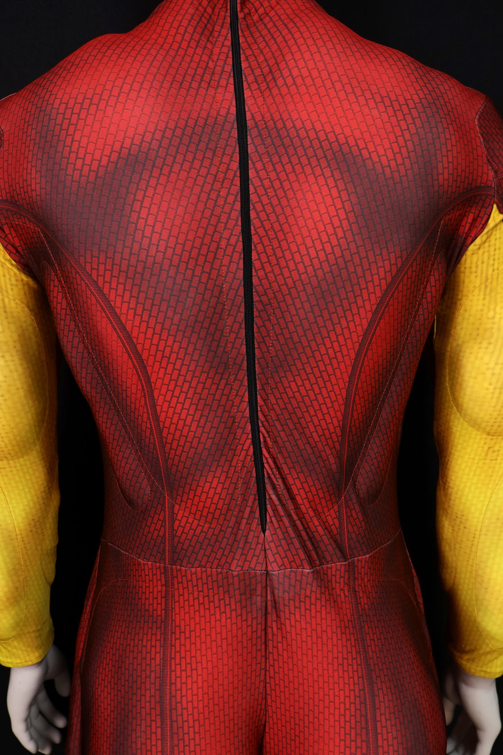 Custom Red Bat Muscle Suit - Personalized 3D Lycra Cosplay Base