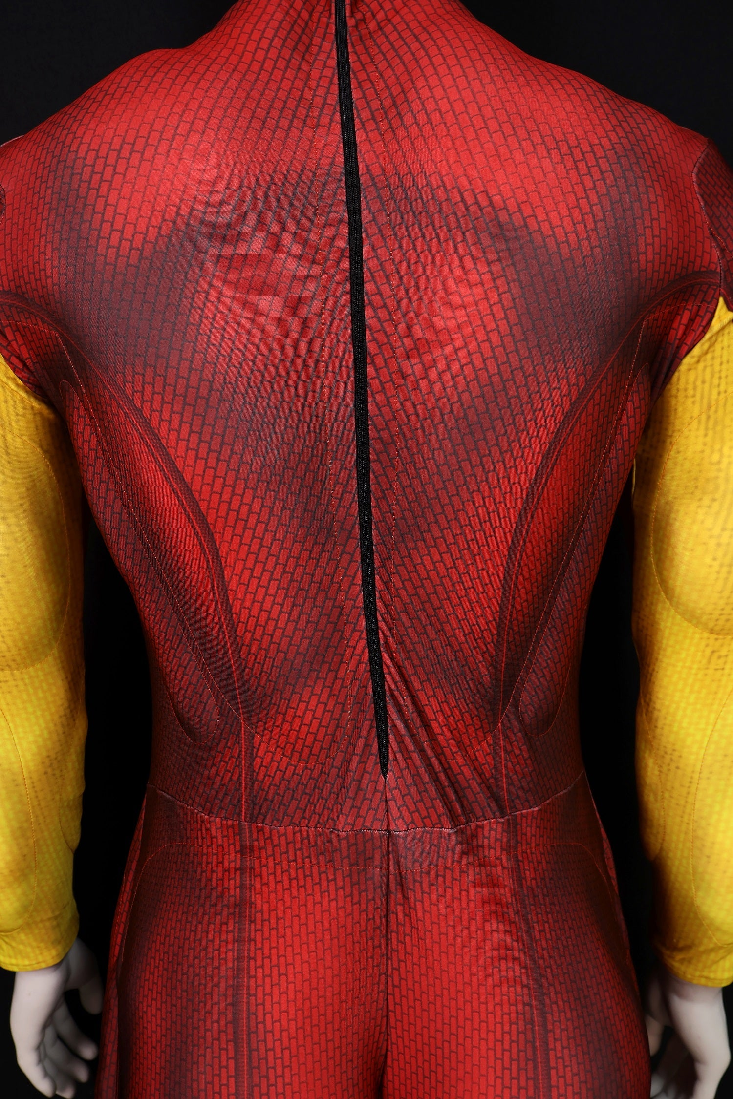 Custom Red Bat Muscle Suit - Personalized 3D Lycra Cosplay Base
