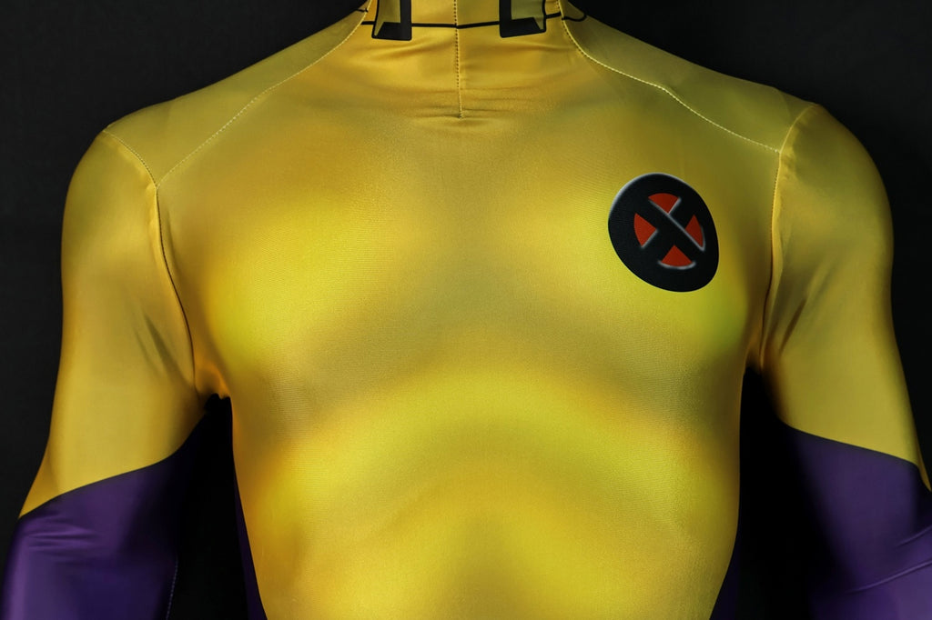 Custom Cosplay Bodysuit for Morph Mutant 97 Men - Personalized Yellow Suit