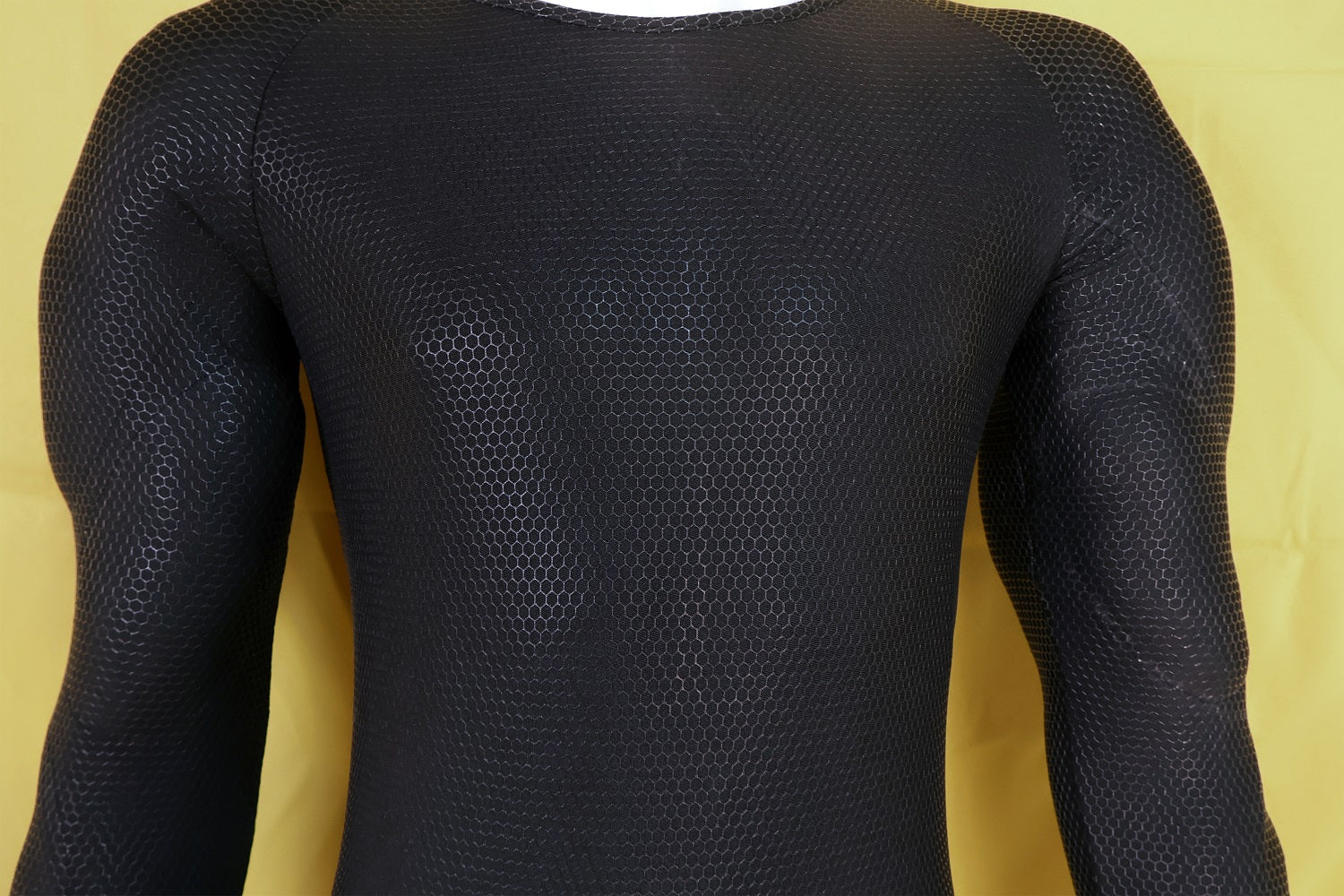 Custom Screen Printed Black Muscle Apparel - Personalized Lycra Bodysuit