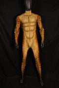 Custom Cosplay Bodysuit for Hyena Men & Kids - Personalized Brown Spotted Suit