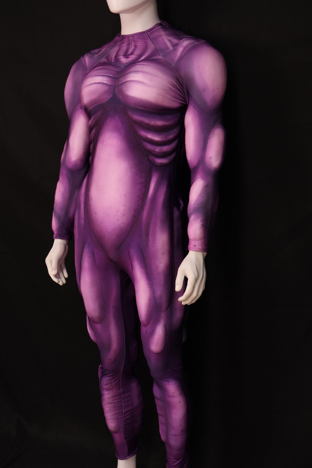Purple Alien Mutant Cosplay Leotard - Custom Personalized 3D Lycra Suit