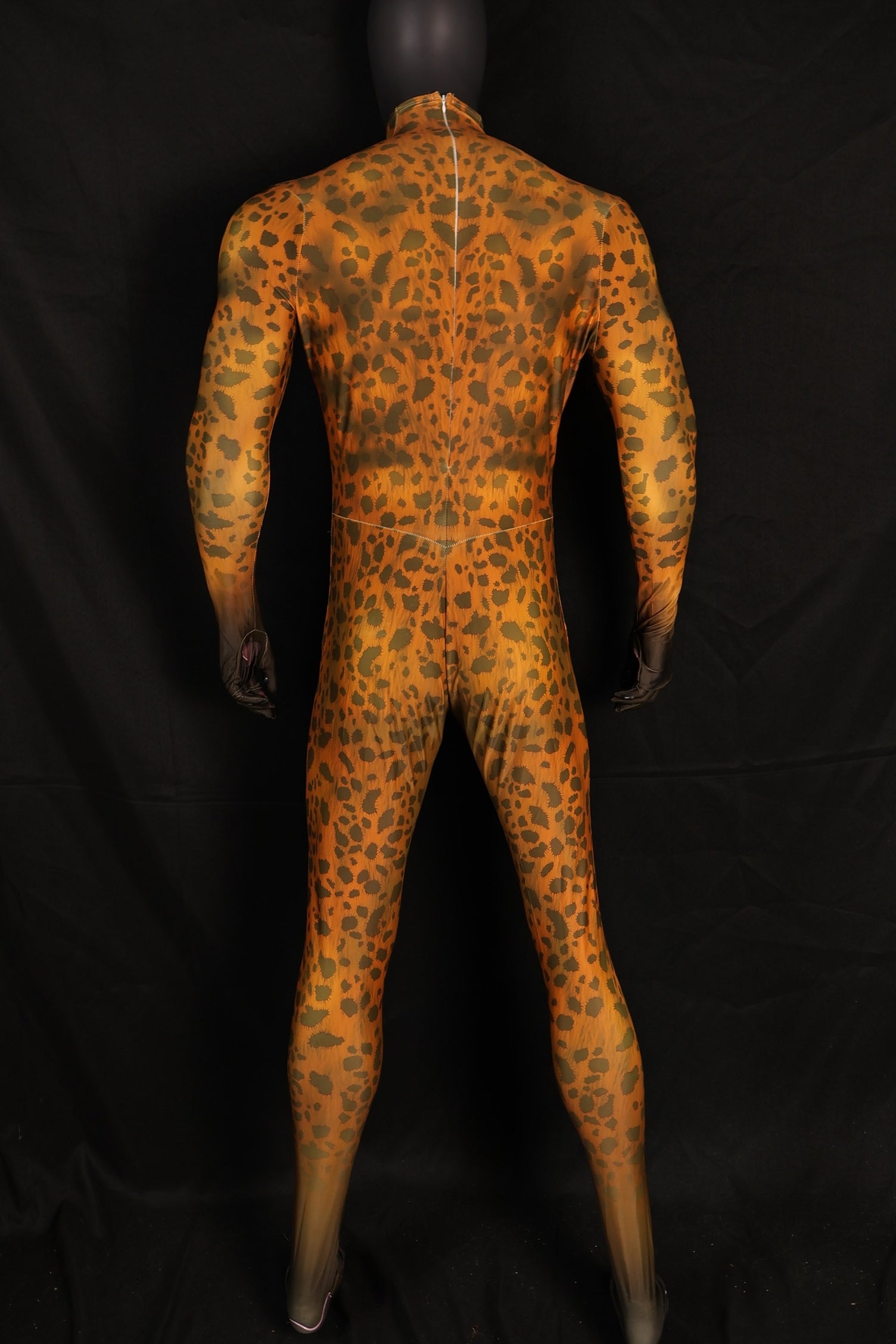 Custom Cosplay Bodysuit for Hyena Men & Kids - Personalized Brown Spotted Suit