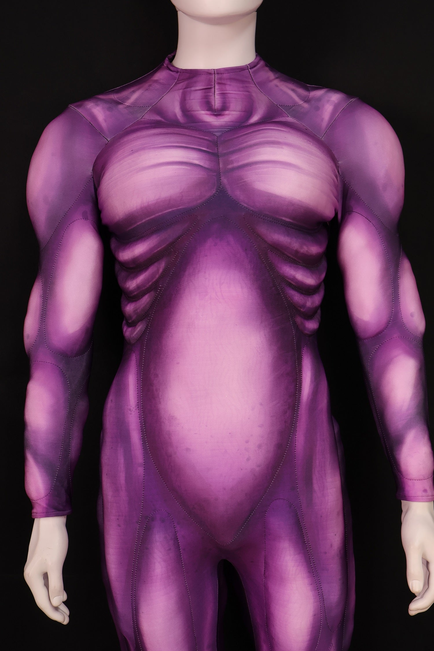 Purple Alien Mutant Cosplay Leotard - Custom Personalized 3D Lycra Suit