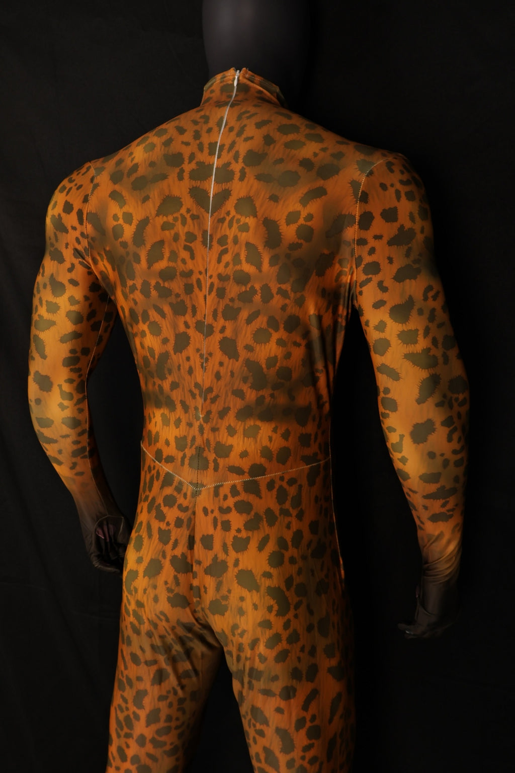 Custom Cosplay Bodysuit for Hyena Men & Kids - Personalized Brown Spotted Suit
