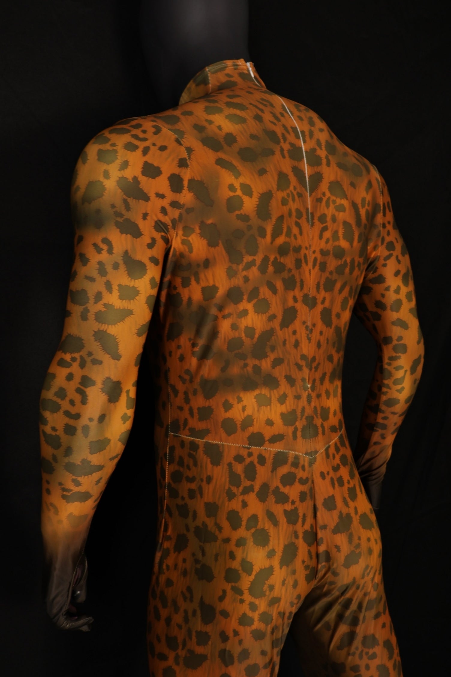 Custom Cosplay Bodysuit for Hyena Men & Kids - Personalized Brown Spotted Suit