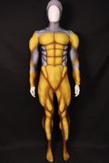 A0302 Custom Anime Gold Muscle Chassis - Personalized Lycra Clothing