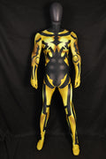 Custom Cosplay Bodysuit for Savage Warrior Men - Personalized Yellow Outfit