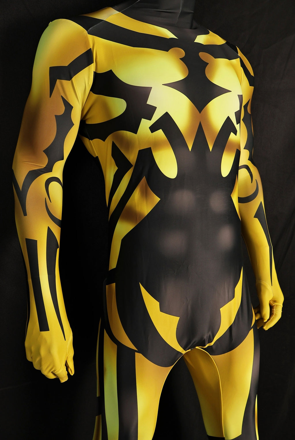 Custom Cosplay Bodysuit for Savage Warrior Men - Personalized Yellow Outfit