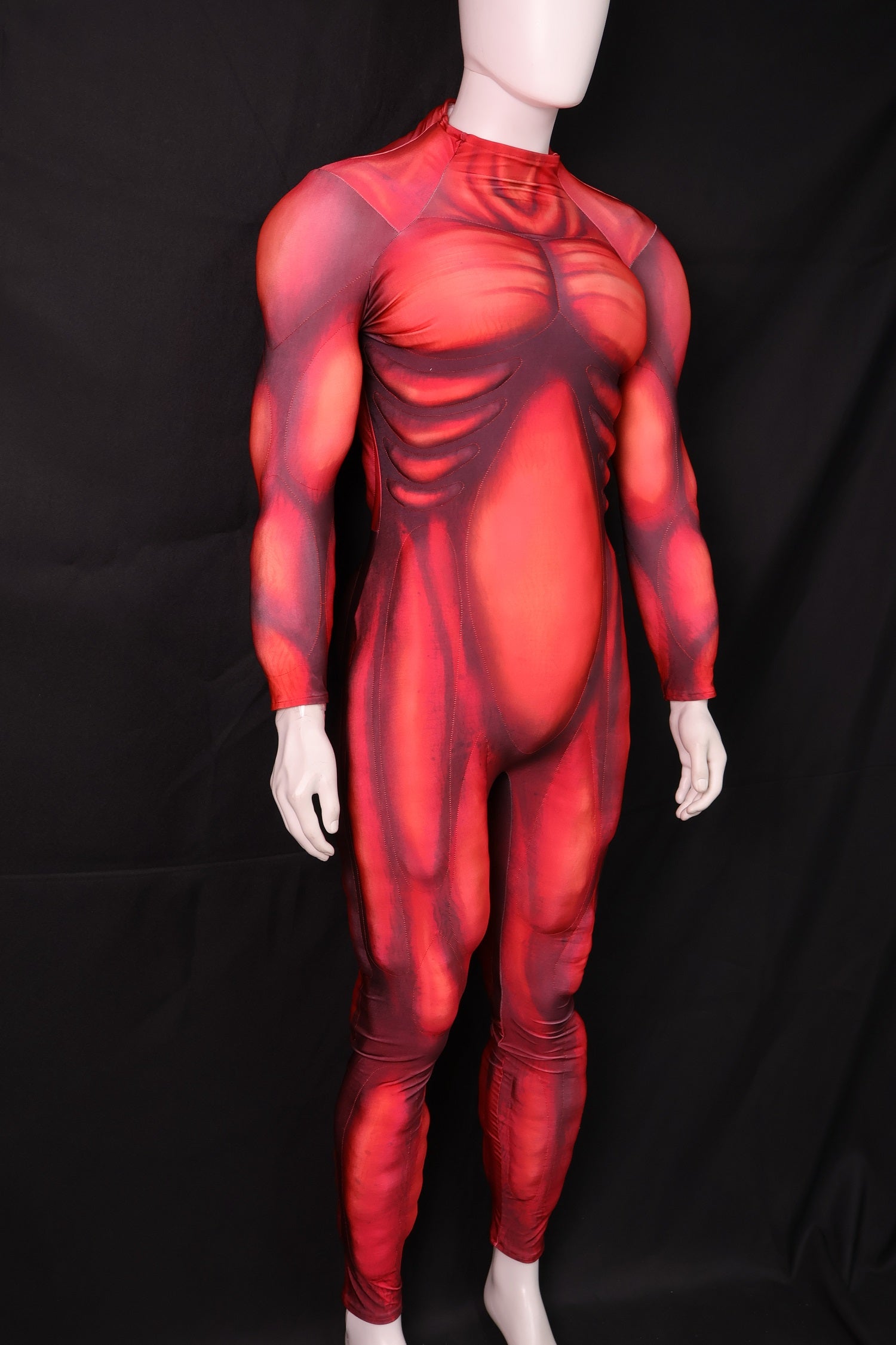 Custom Lycra-Spandex Red Mutant Chassis - Personalized 3D Cosplay Top