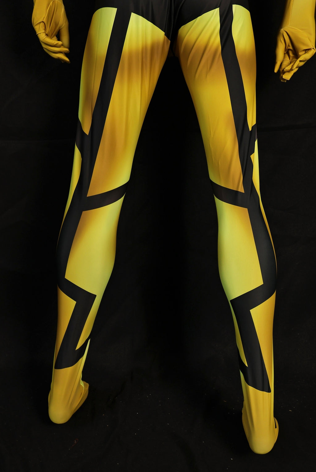 Custom Cosplay Bodysuit for Savage Warrior Men - Personalized Yellow Outfit