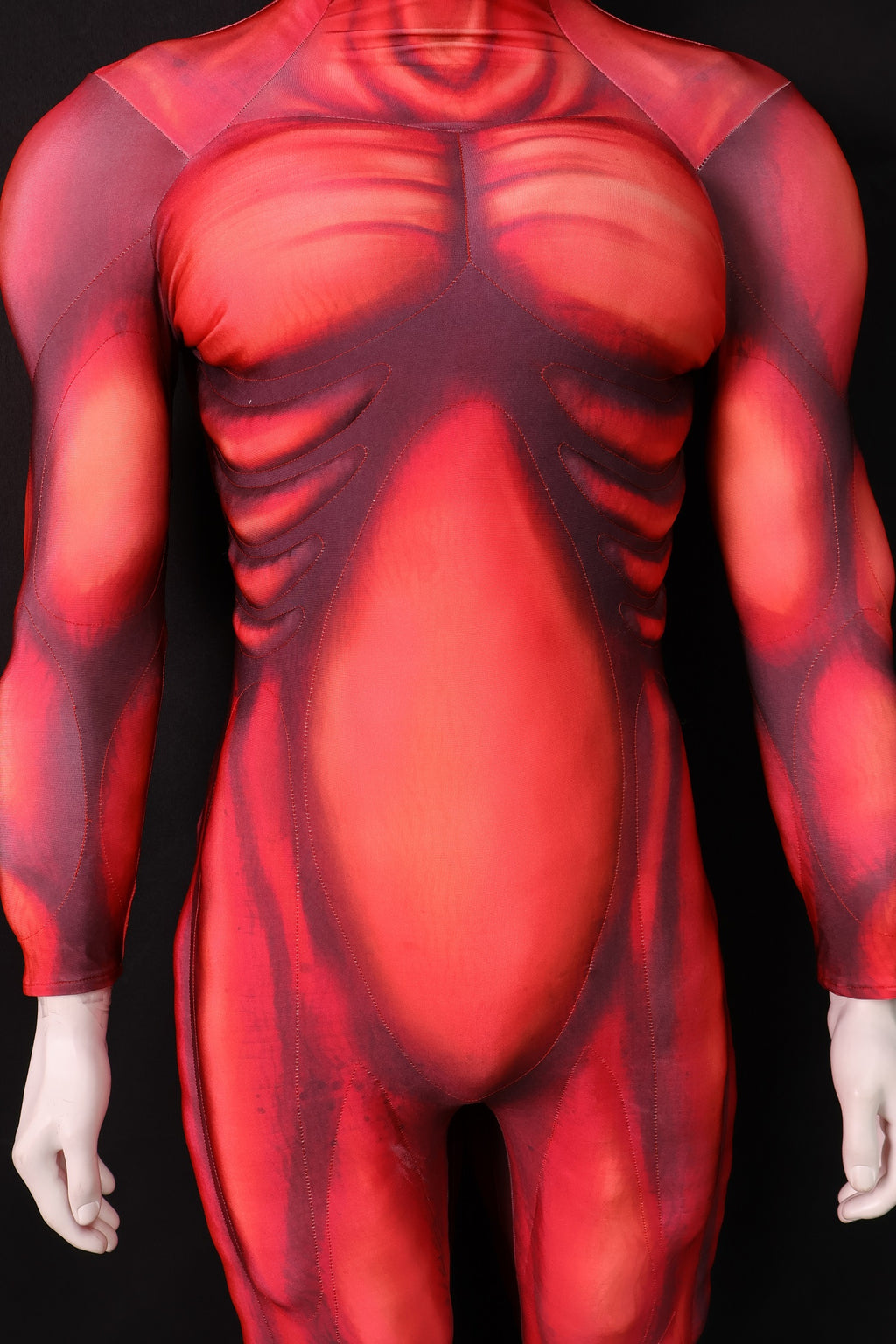 Custom Lycra-Spandex Red Mutant Chassis - Personalized 3D Cosplay Top
