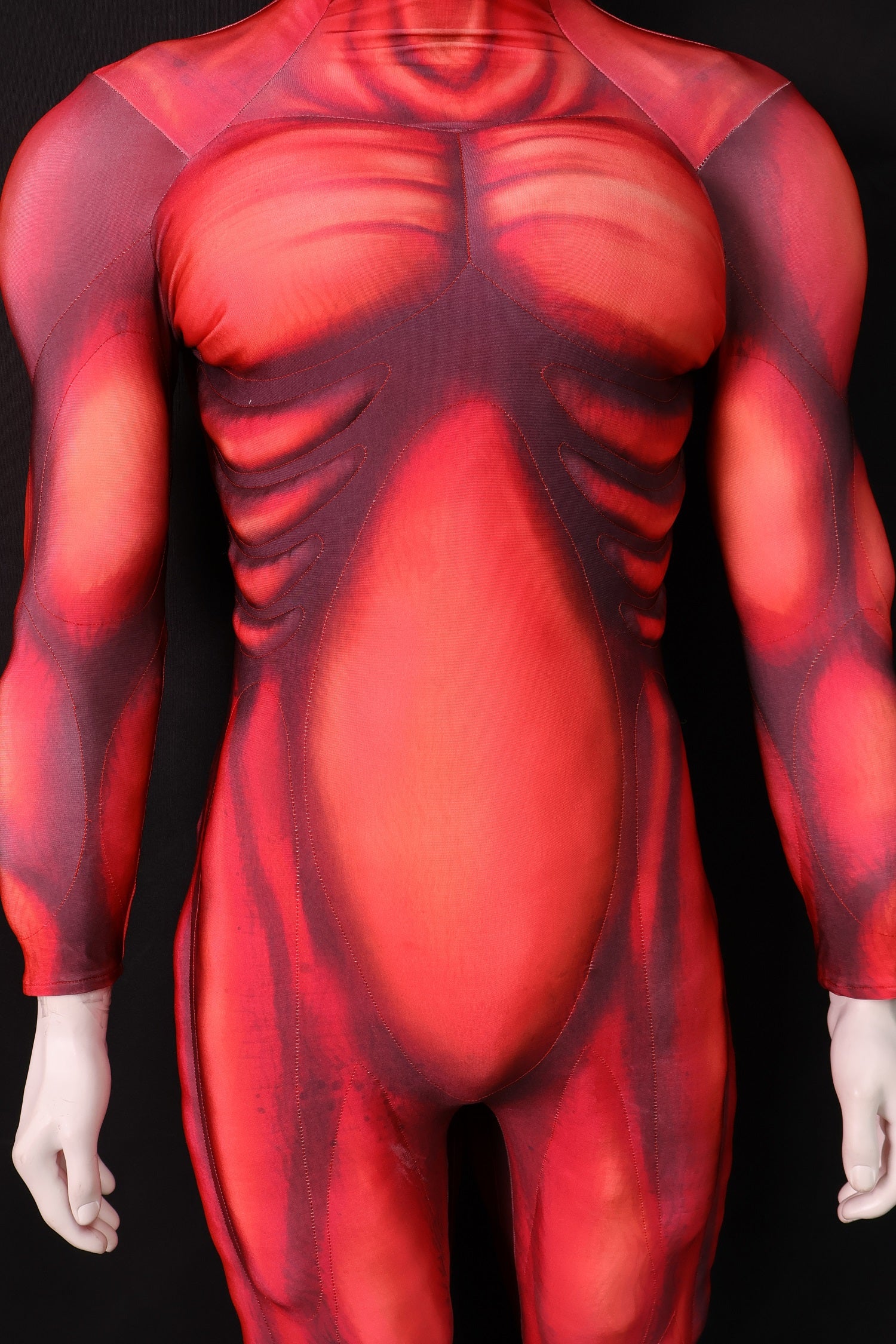 Custom Lycra-Spandex Red Mutant Chassis - Personalized 3D Cosplay Top