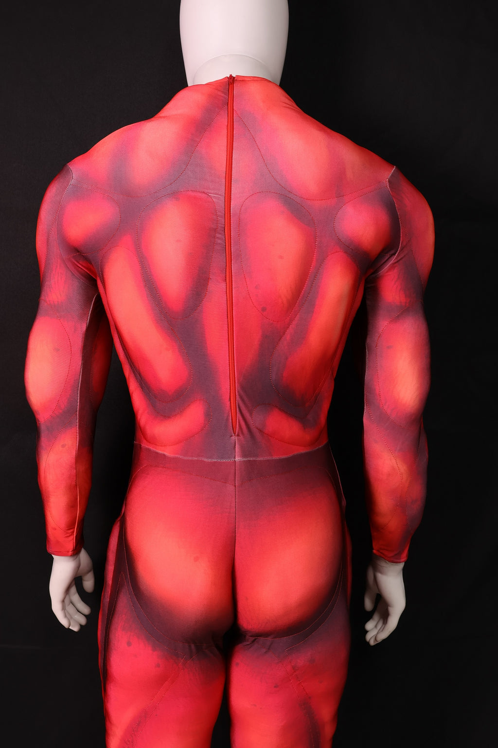 Custom Lycra-Spandex Red Mutant Chassis - Personalized 3D Cosplay Top