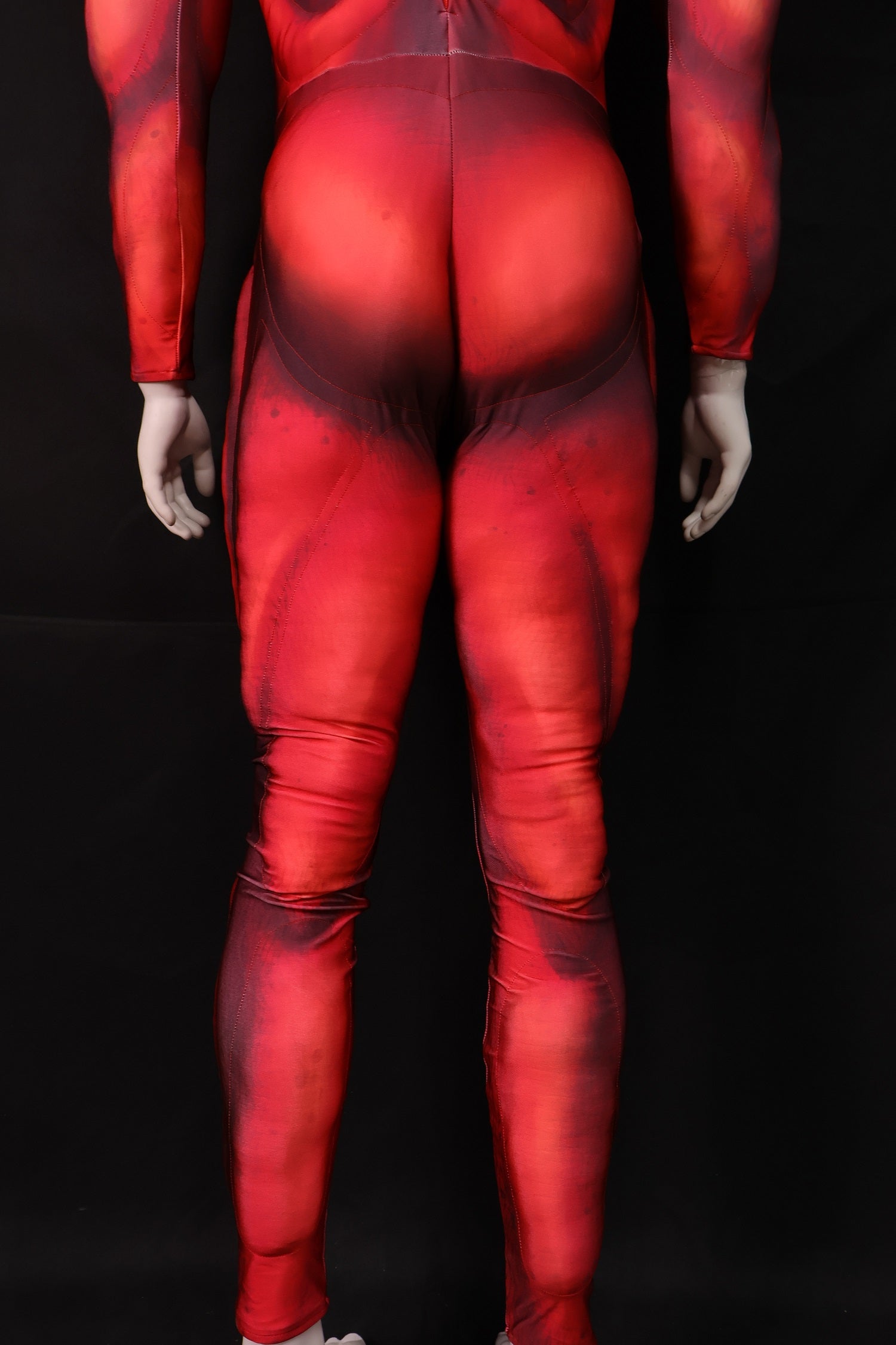 Custom Lycra-Spandex Red Mutant Chassis - Personalized 3D Cosplay Top