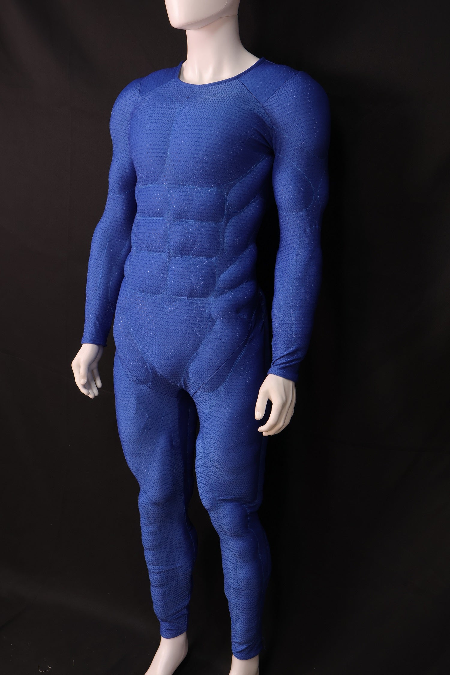 Blue Screen Printed Muscle Gear - Custom Personalized 3D Lycra Attire
