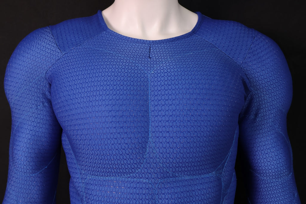 Blue Screen Printed Muscle Gear - Custom Personalized 3D Lycra Attire