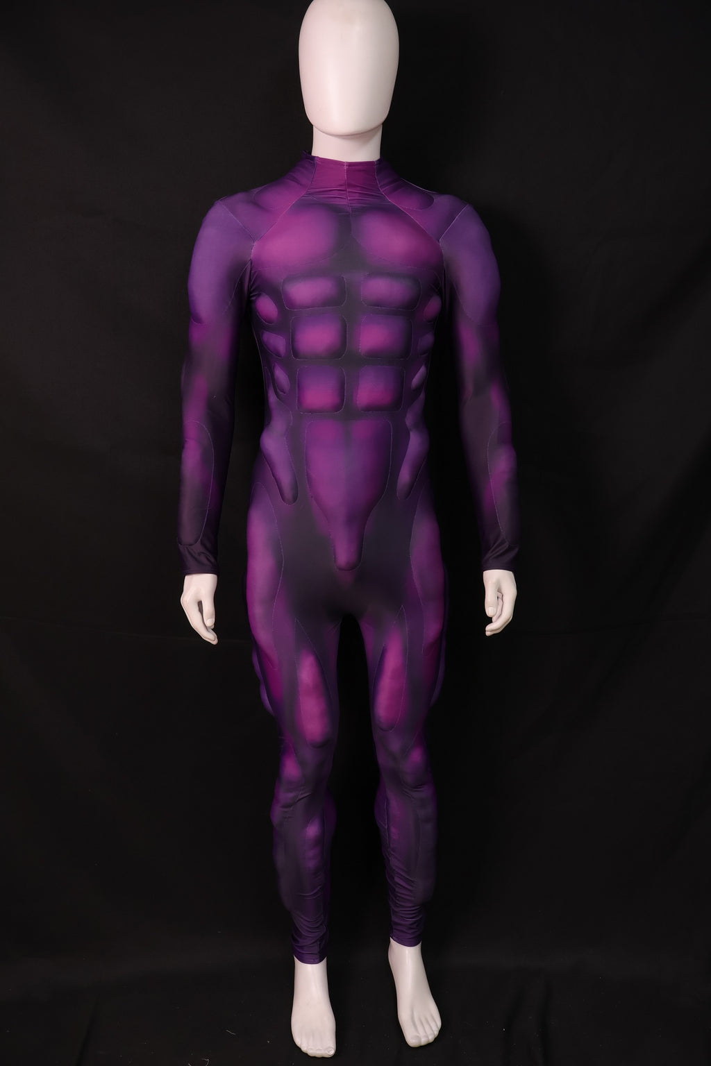 Purple Cosplay Muscle Apparel - Custom Personalized 3D Lycra Body