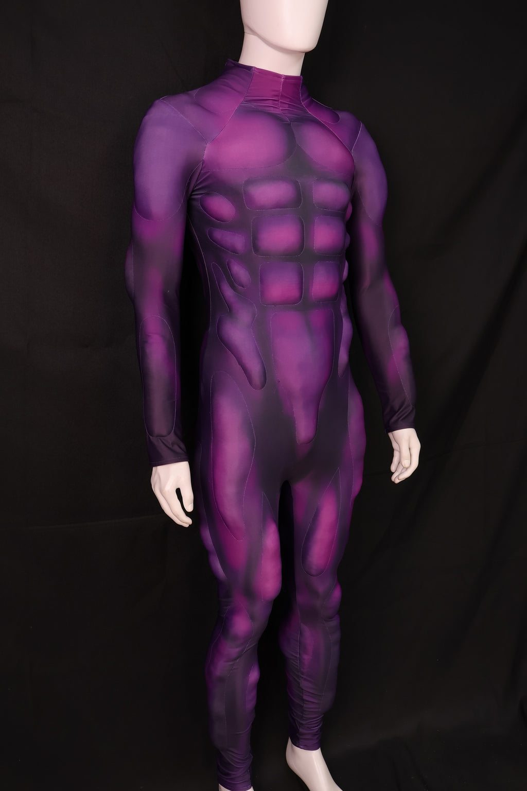 Purple Cosplay Muscle Apparel - Custom Personalized 3D Lycra Body