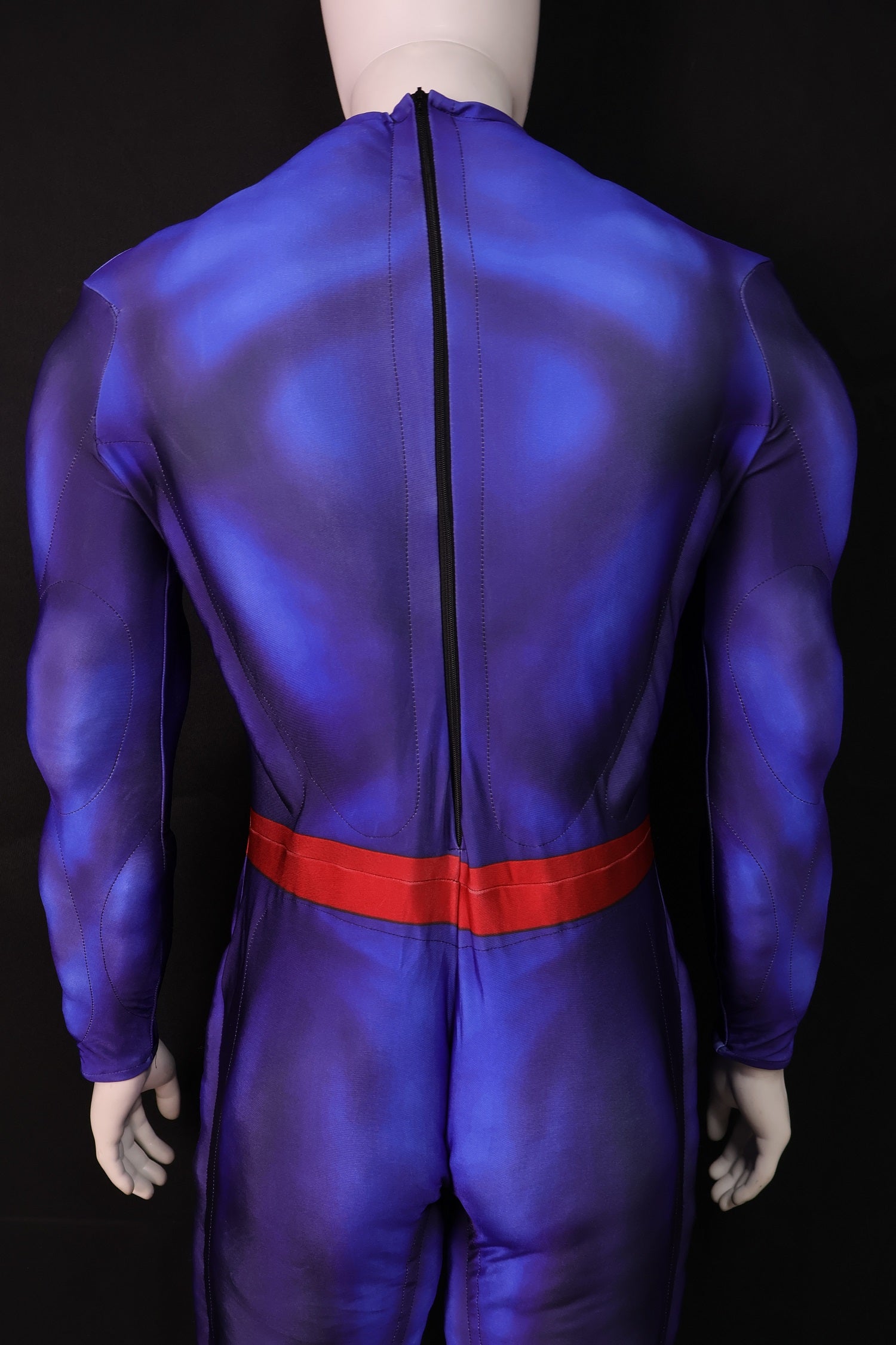 Red Blue Hero Cosplay Jumpsuit - Custom Personalized 3D Lycra Outfit