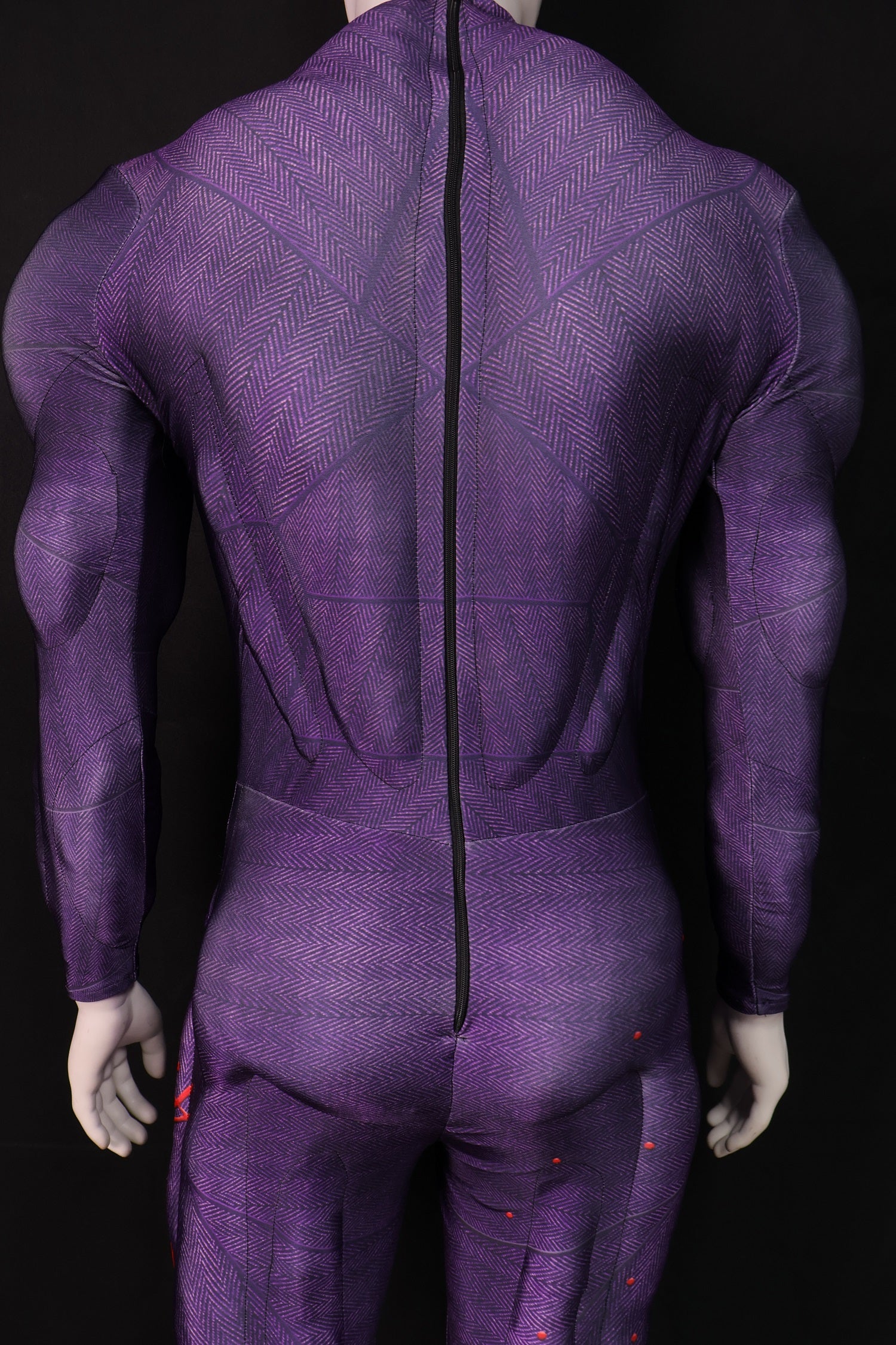 Purple Villain Graffiti Cosplay Unitard - Custom Personalized 3D Lycra Suit