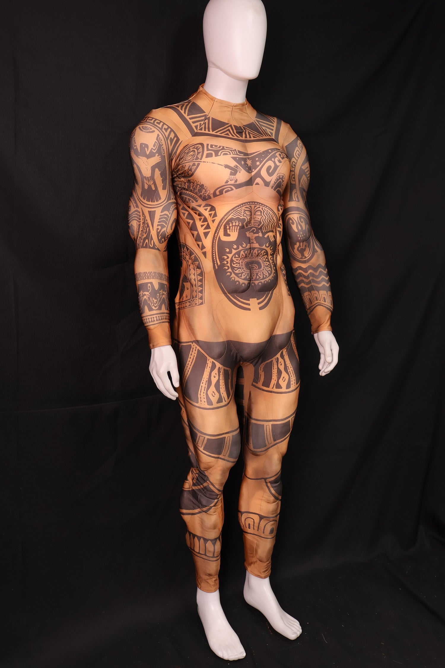Tribal Tattoo Muscle Singlet - Custom Personalized 3D Lycra Suit