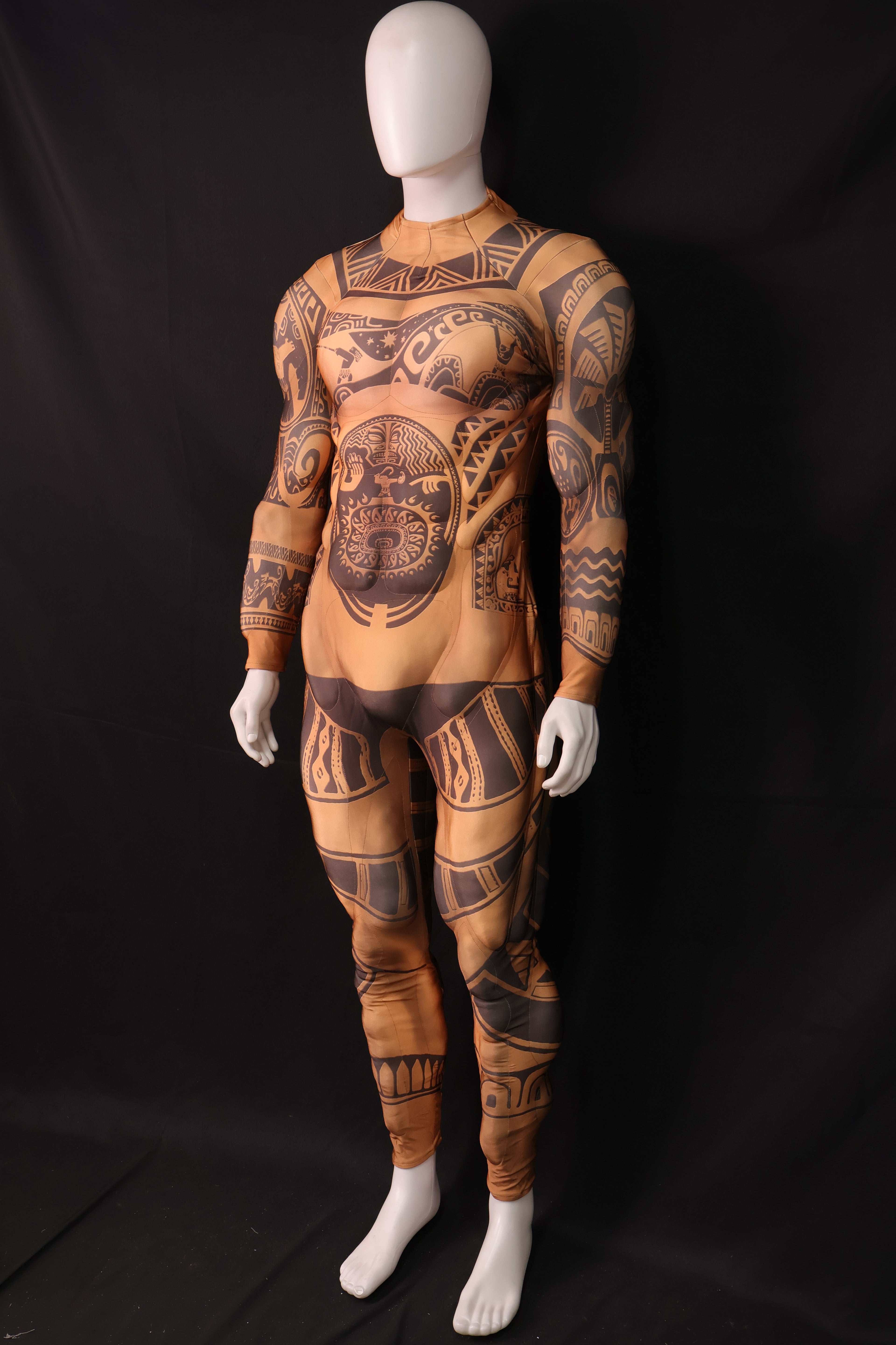 Tribal Tattoo Muscle Singlet - Custom Personalized 3D Lycra Suit