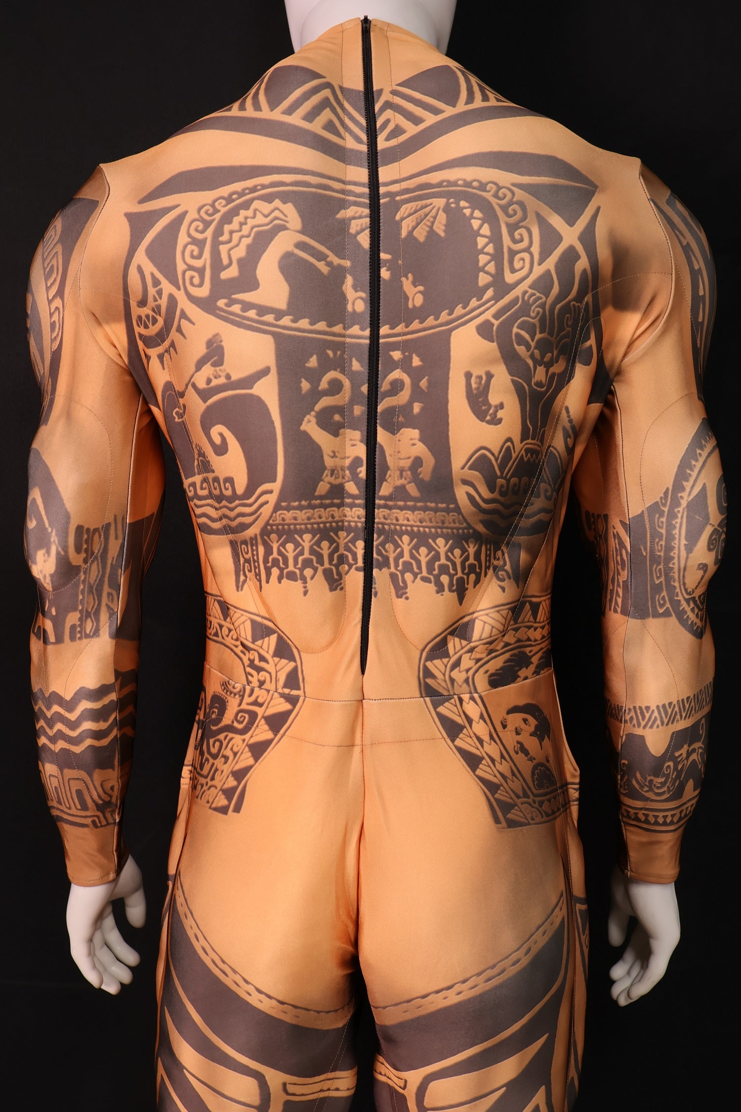Tribal Tattoo Muscle Singlet - Custom Personalized 3D Lycra Suit
