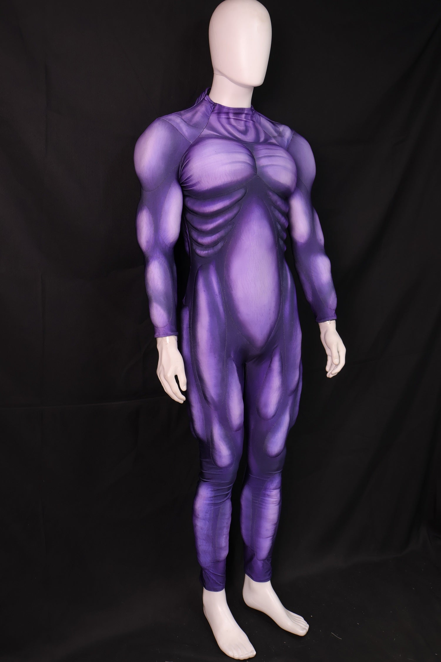 Violet Alien Biomechanical Bodice - Custom Personalized 3D Lycra Suit