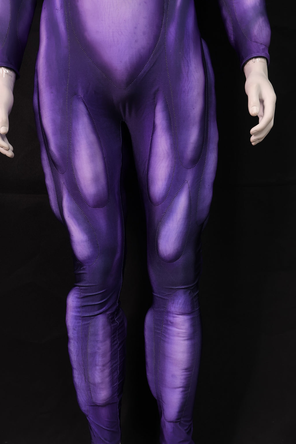 Violet Alien Biomechanical Bodice - Custom Personalized 3D Lycra Suit