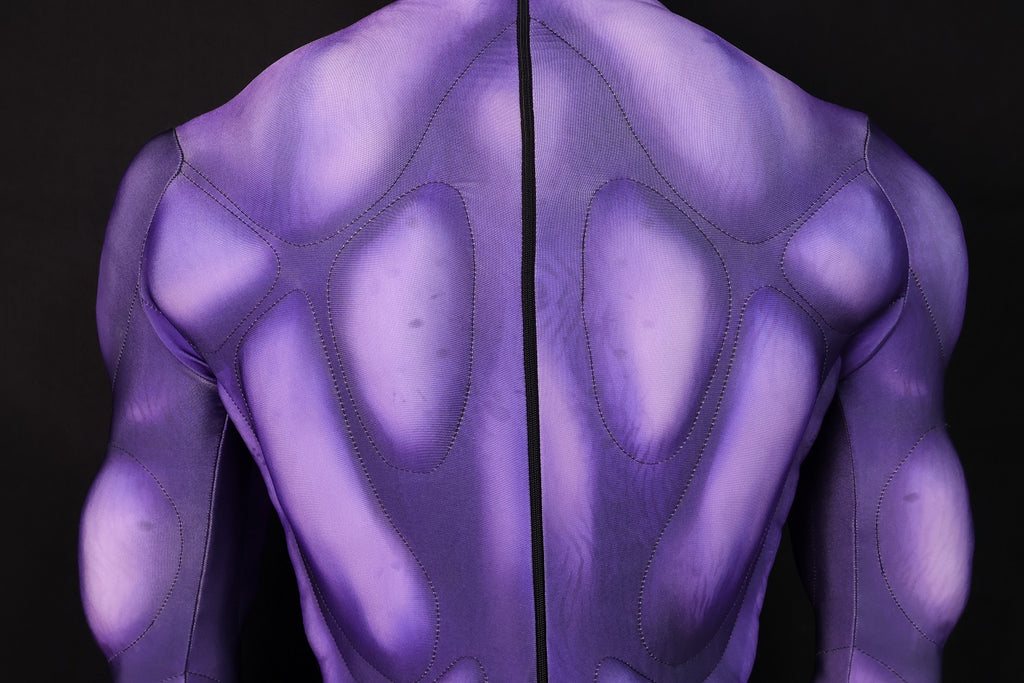 Violet Alien Biomechanical Bodice - Custom Personalized 3D Lycra Suit