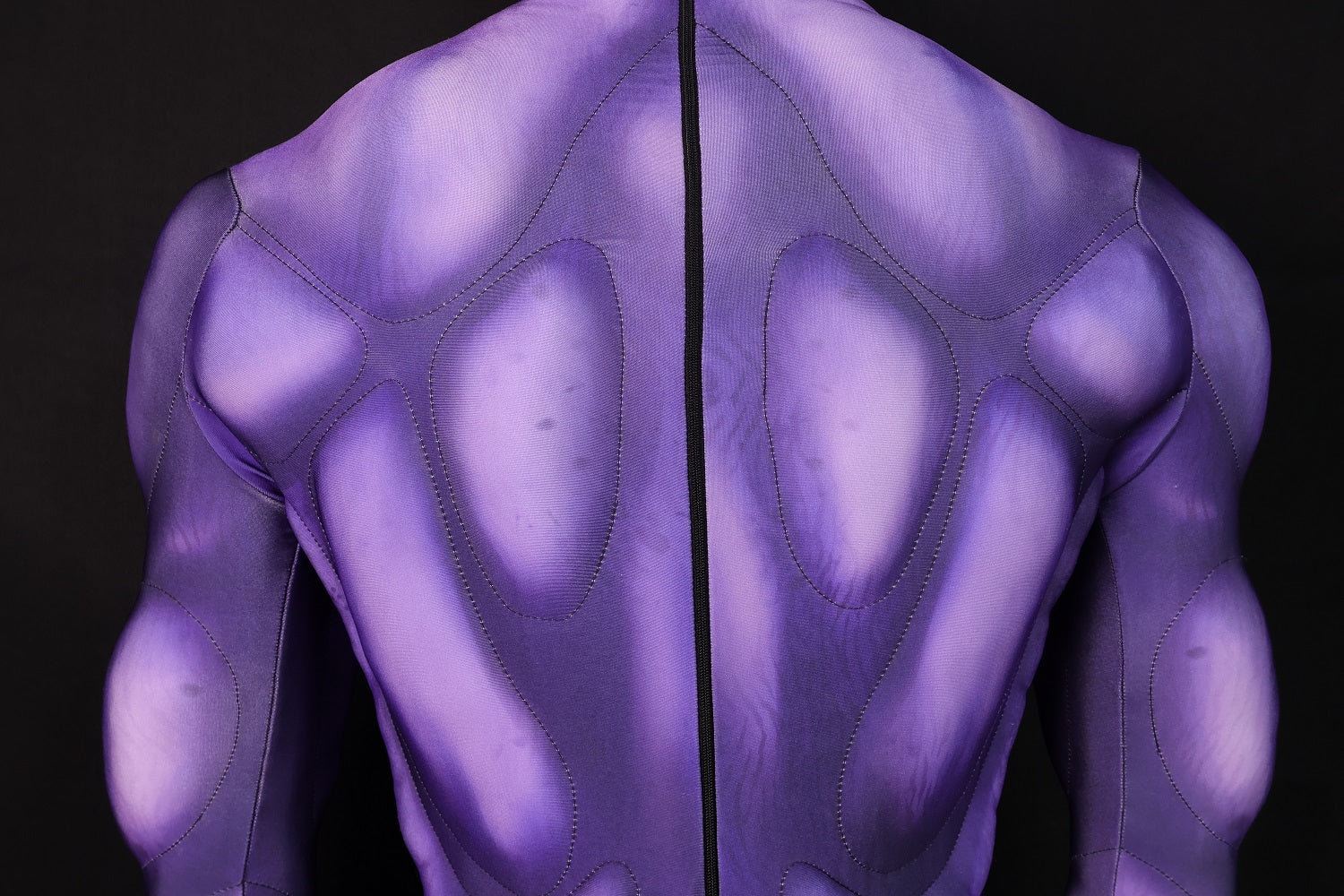 Violet Alien Biomechanical Bodice - Custom Personalized 3D Lycra Suit