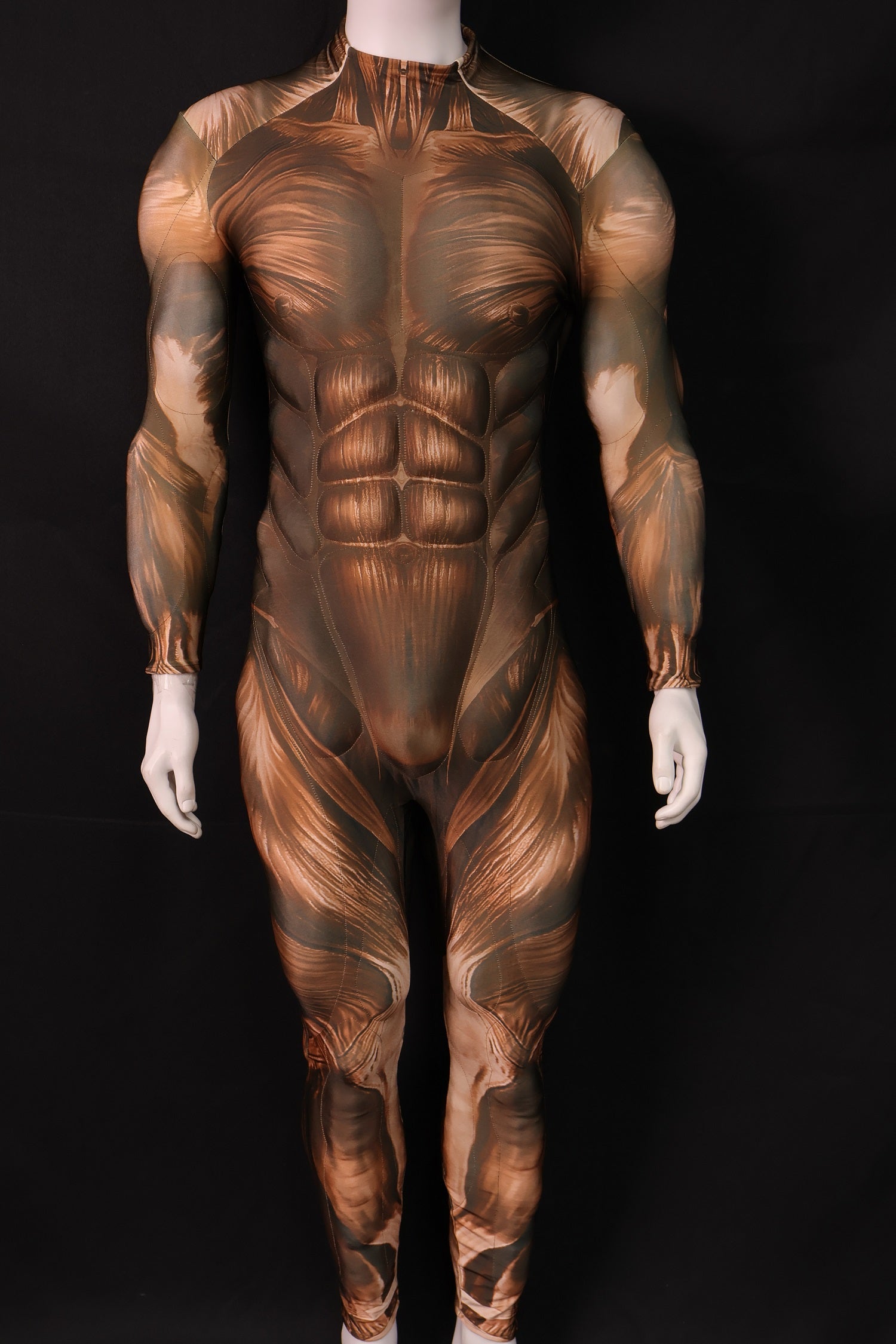 Brown Beast Biomechanical Tunics - Custom Personalized 3D Lycra Suit